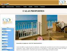 Tablet Screenshot of calasdelmarproperties.com